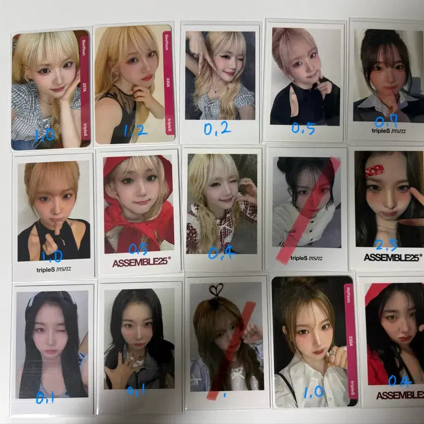 [BUNJANG] tripleS msnz Object POB Photocard / 트리플에스 msnz 시그 옵젝 오브젝트 특전 미공포 포카 양도 판매