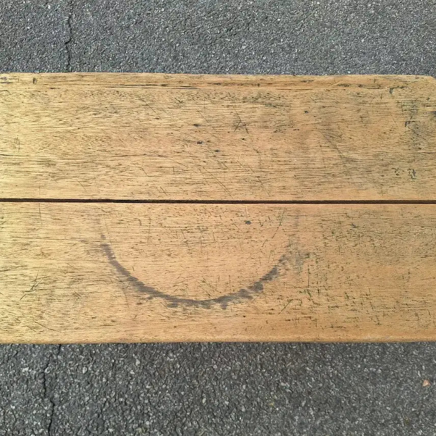[BUNJANG] Vintage Elementary School Wooden Chair and Desk / 근대사 수집 자료 옛날 국민학교 나무 의자 걸상