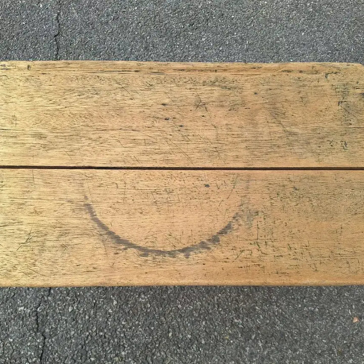 [BUNJANG] Vintage Elementary School Wooden Chair and Desk / 근대사 수집 자료 옛날 국민학교 나무 의자 걸상