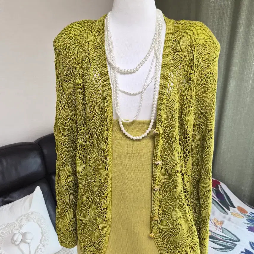 [BUNJANG] Unique Knit Jacket / 세련 유니크 니팅 니트자켓