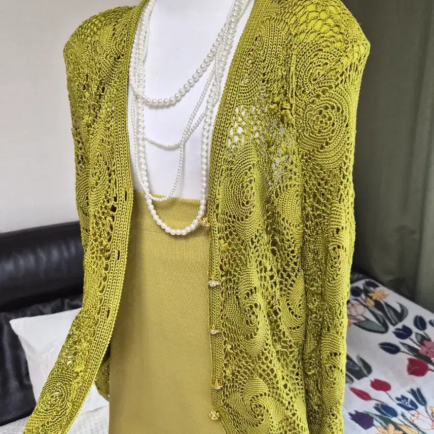 [BUNJANG] Unique Knit Jacket / 세련 유니크 니팅 니트자켓