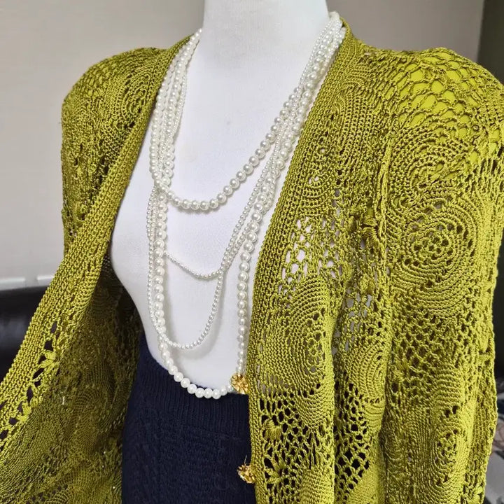 [BUNJANG] Unique Knit Jacket / 세련 유니크 니팅 니트자켓