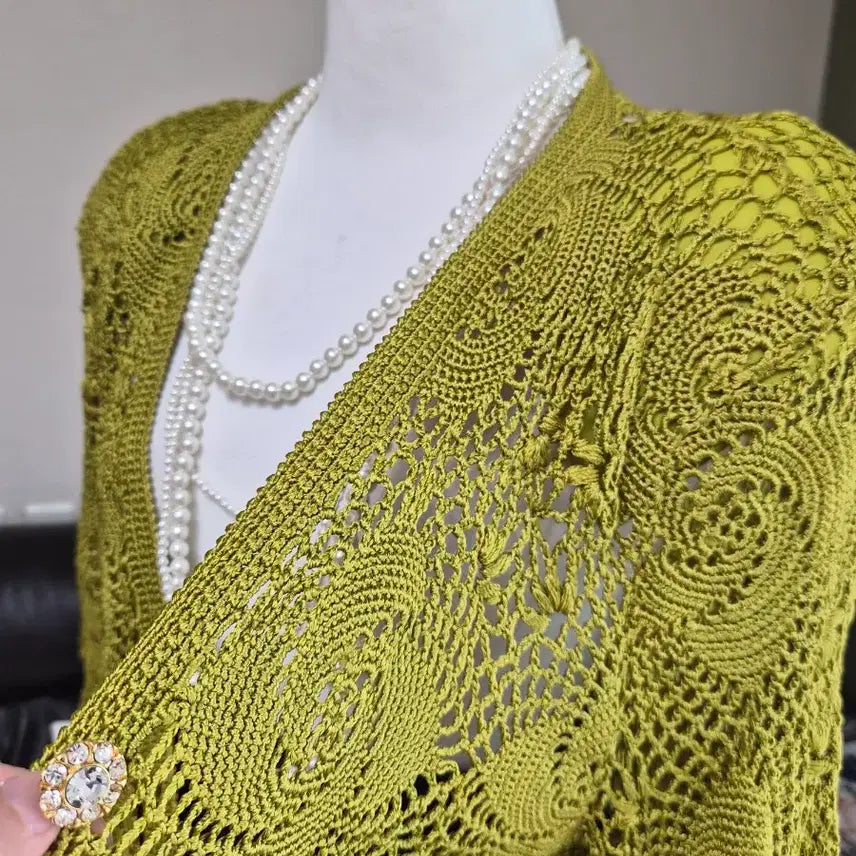 [BUNJANG] Unique Knit Jacket / 세련 유니크 니팅 니트자켓