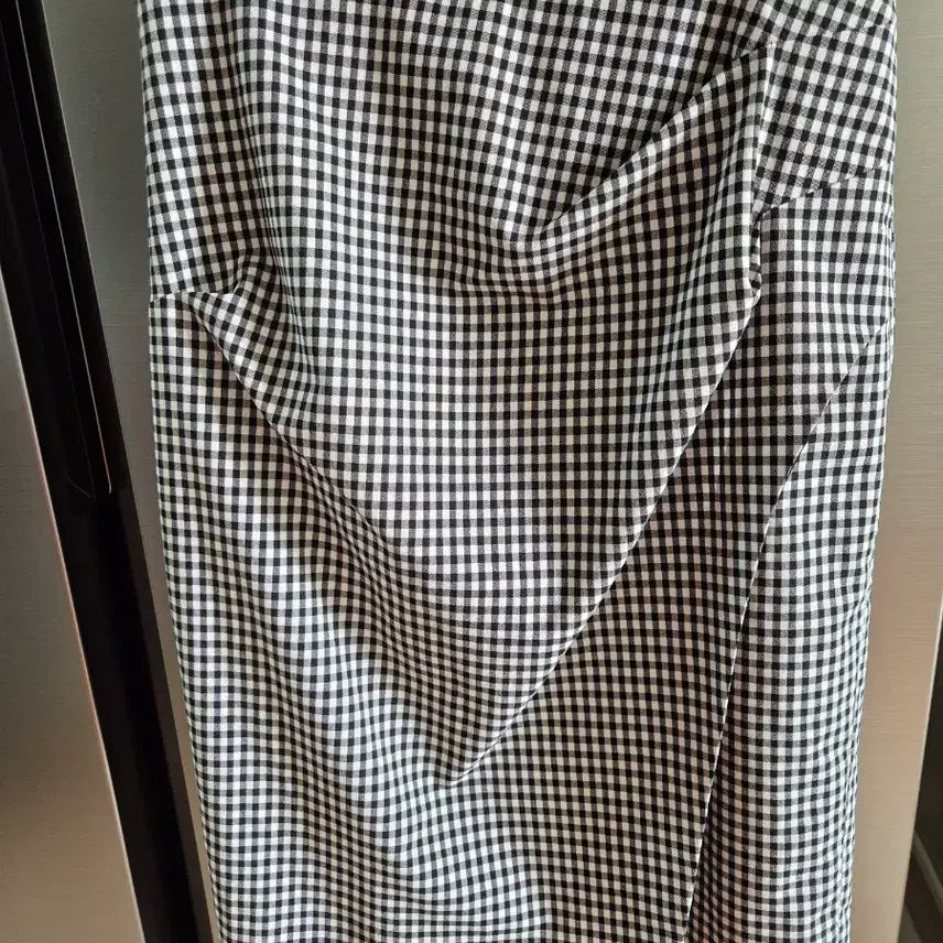 [BUNJANG] Kenneth Lady Short Sleeve Gingham Check Midi Dress / [새상품급] 케네스레이디 반팔 원피스