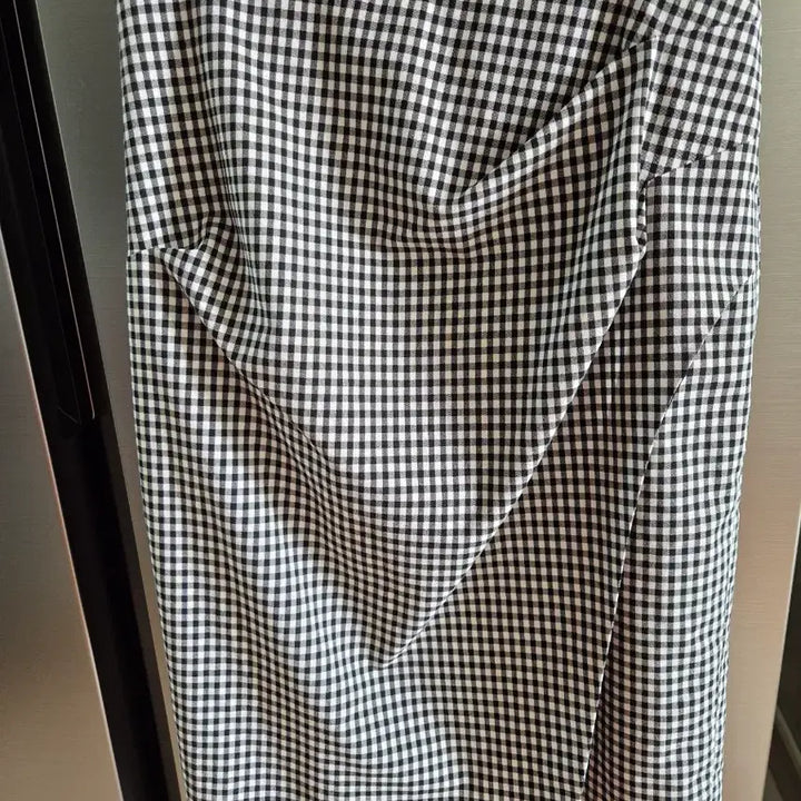 [BUNJANG] Kenneth Lady Short Sleeve Gingham Check Midi Dress / [새상품급] 케네스레이디 반팔 원피스