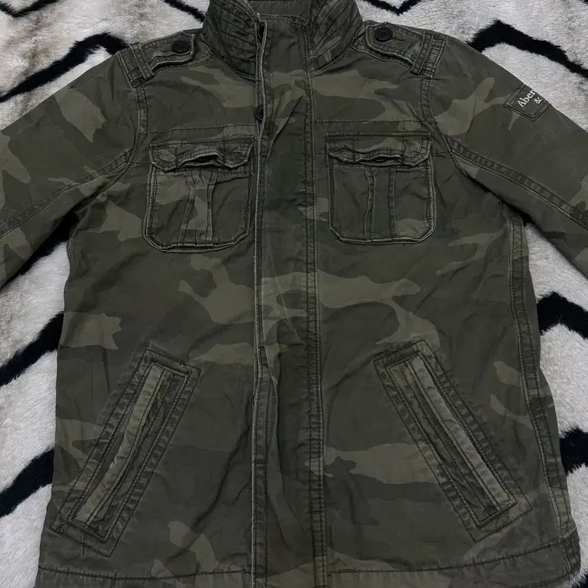 [BUNJANG] Abercrombie Camouflage Field Jacket / [M]아베크롬비 카모플라주 필드 야상자켓