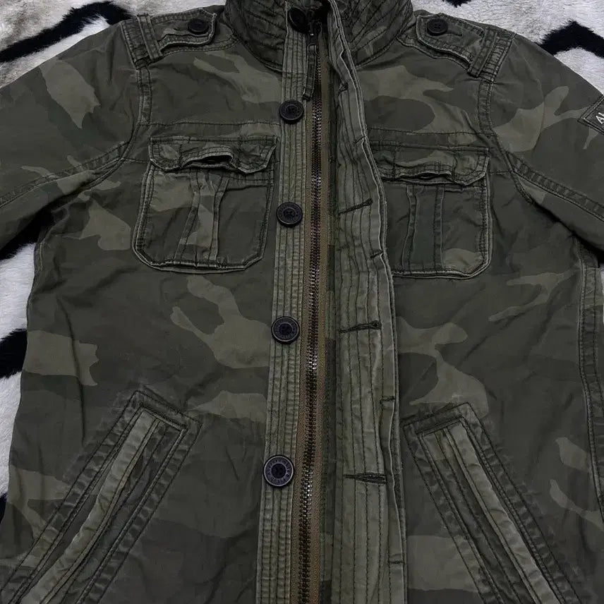 [BUNJANG] Abercrombie Camouflage Field Jacket / [M]아베크롬비 카모플라주 필드 야상자켓