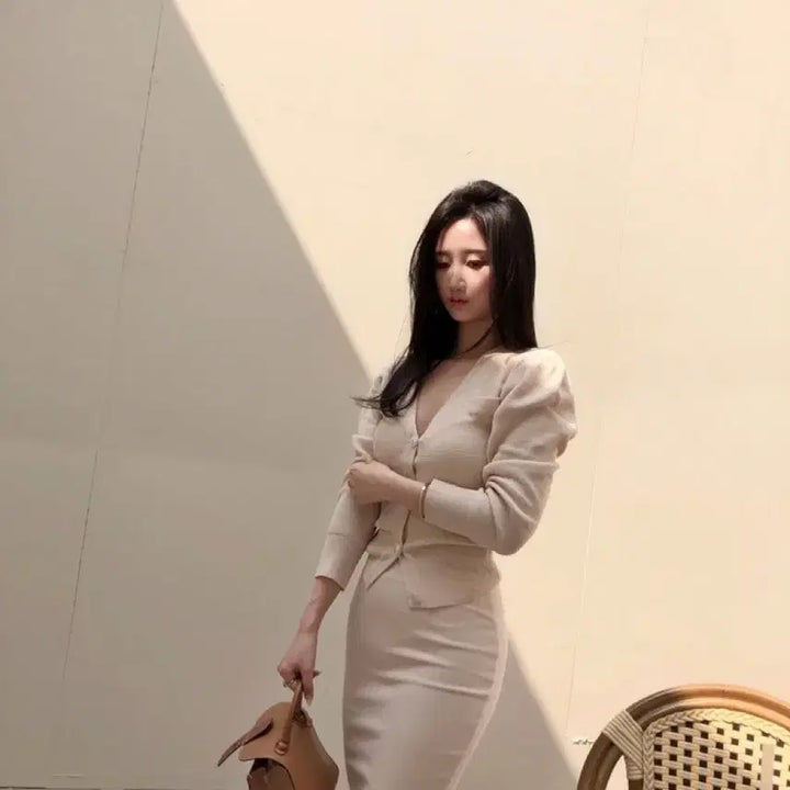 [BUNJANG] Joyful Design Dacquoise SK Beige Small Skirt / 조이풀디자인 Dacquoise SK 베이지 스몰