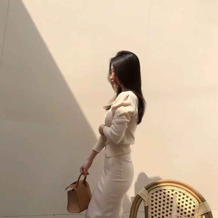 [BUNJANG] Joyful Design Dacquoise SK Beige Small Skirt / 조이풀디자인 Dacquoise SK 베이지 스몰