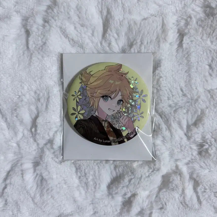 [BUNJANG] Project Sekai Kagamine Len 2024 Hologram Can Badge / 프세카 카가미네 렌 크리페스타 2024 홀로그램 캔뱃지 보카로 프로세카