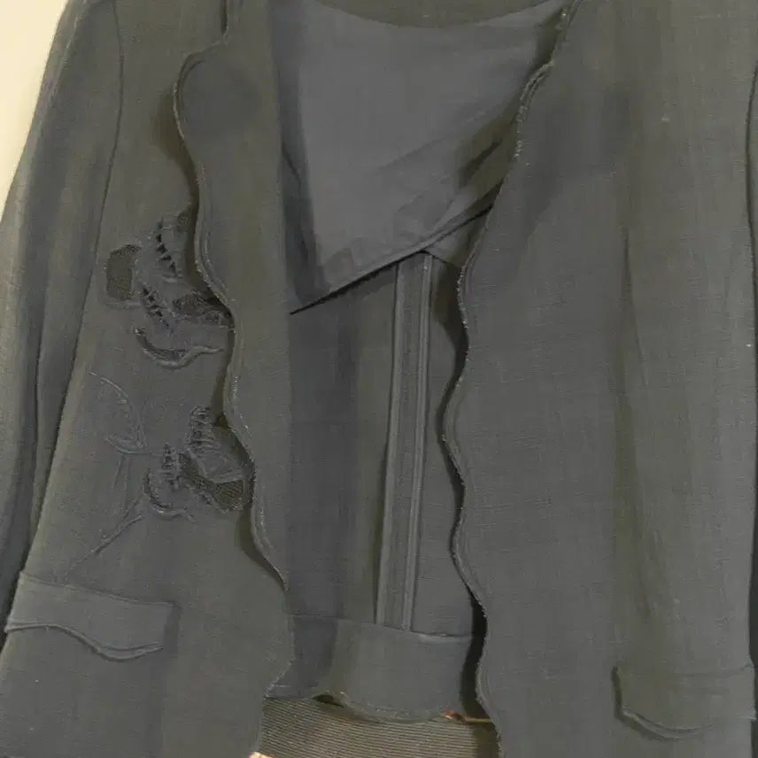 [BUNJANG] Black Cropped Jacket / 블랙 크롭 자켓 55