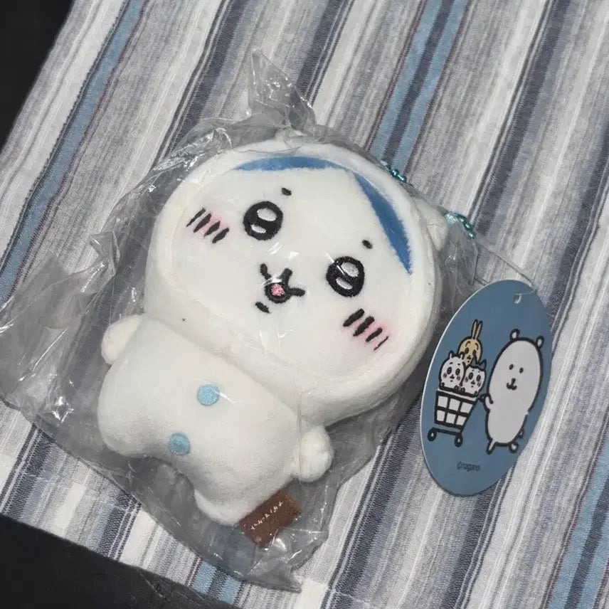 [BUNJANG] Chiikawa Hachiware Keyring Doll / 하치와레 키링 인형 먼작귀 치이카와