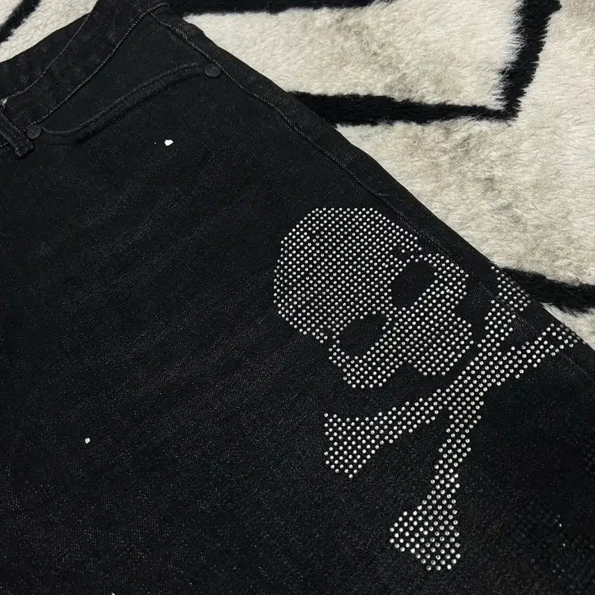 [BUNJANG] Boy London Skull Slim Fit Denim Jeans / [34]Boy London 스컬 슬림핏 데님/흑청/스판