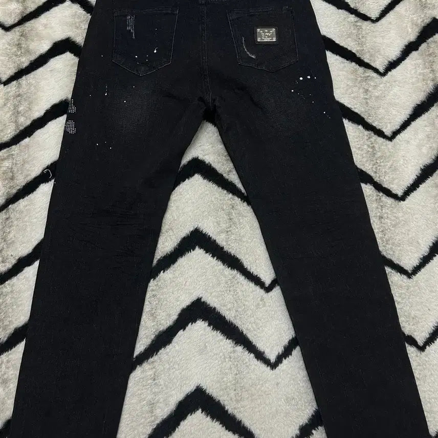 [BUNJANG] Boy London Skull Slim Fit Denim Jeans / [34]Boy London 스컬 슬림핏 데님/흑청/스판