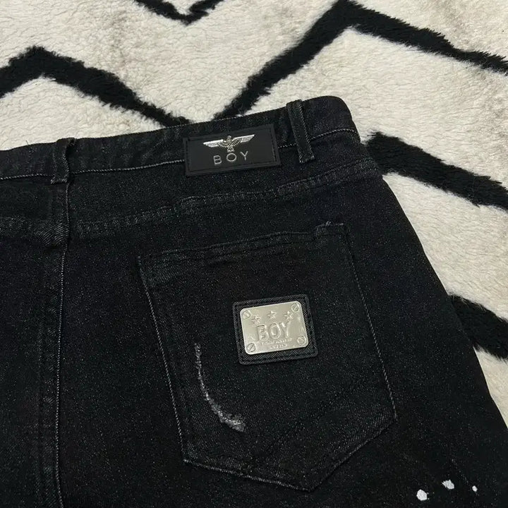 [BUNJANG] Boy London Skull Slim Fit Denim Jeans / [34]Boy London 스컬 슬림핏 데님/흑청/스판