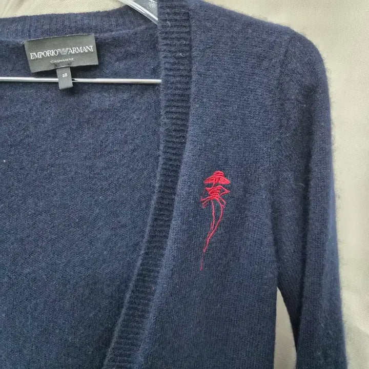 [BUNJANG] Emporio Armani Cashmere Cardigan Navy / 엠포리오 아르마니 캐시미어 가디건 네이비