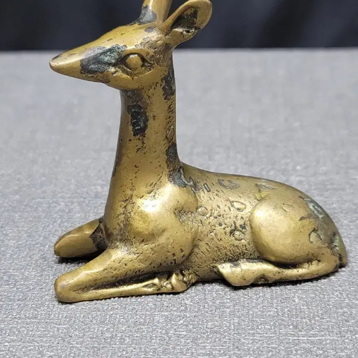 [BUNJANG] Solid Brass Deer Figurine / 통 황동 사슴