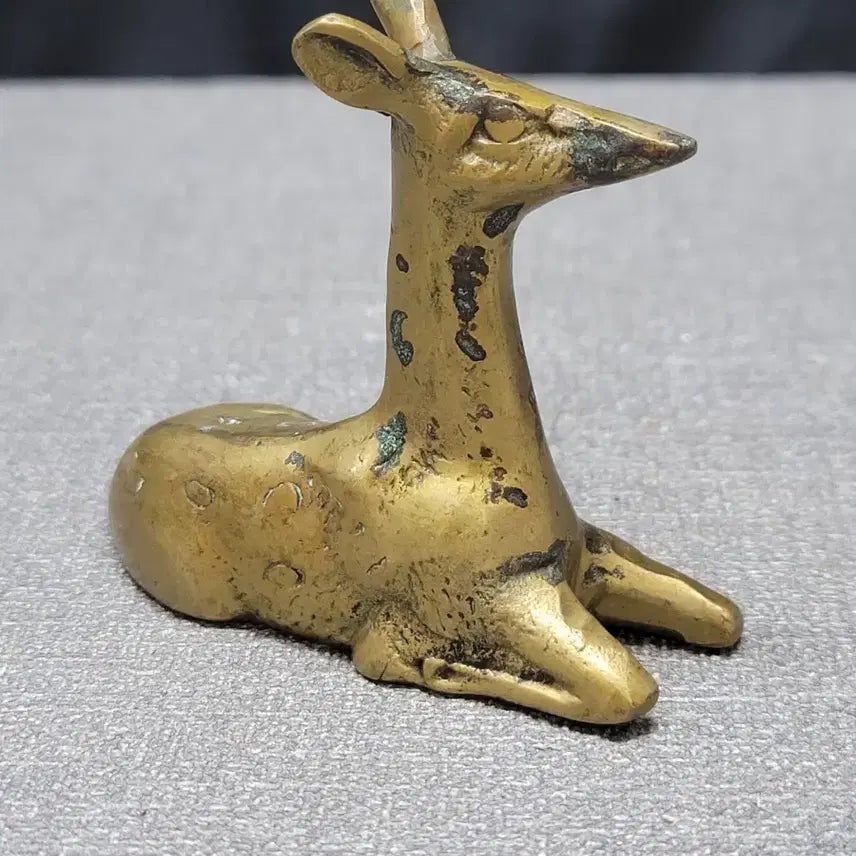 [BUNJANG] Solid Brass Deer Figurine / 통 황동 사슴
