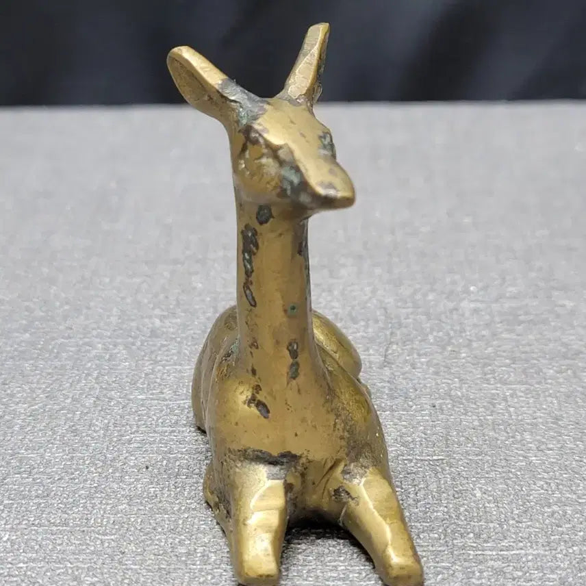 [BUNJANG] Solid Brass Deer Figurine / 통 황동 사슴