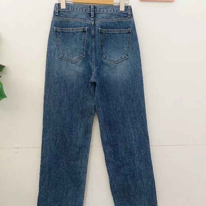 [SOLD OUT] 중청 세미와이드 데님팬츠 55