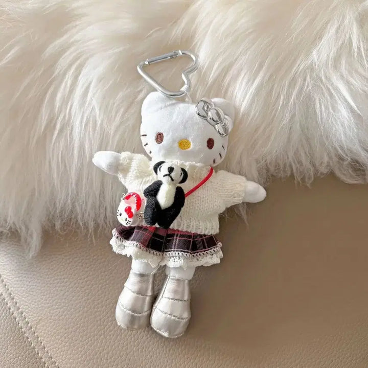 [SOLD OUT] 니트 헬로키티 인형 키링