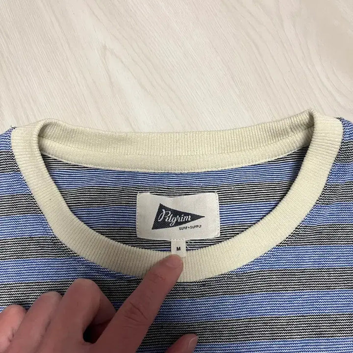 [BUNJANG] Filgrim Stripe Ringer T-Shirt / 필그림 서프 서플라이 스트라이프 링거 티셔츠 filgrim