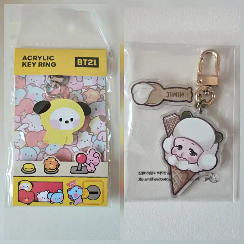 [BUNJANG] BT21 Chimmy Jimin Acrylic Keyring / BTS bt21 치미 지민 아크릴 키링