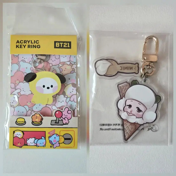 [BUNJANG] BT21 Chimmy Jimin Acrylic Keyring / BTS bt21 치미 지민 아크릴 키링