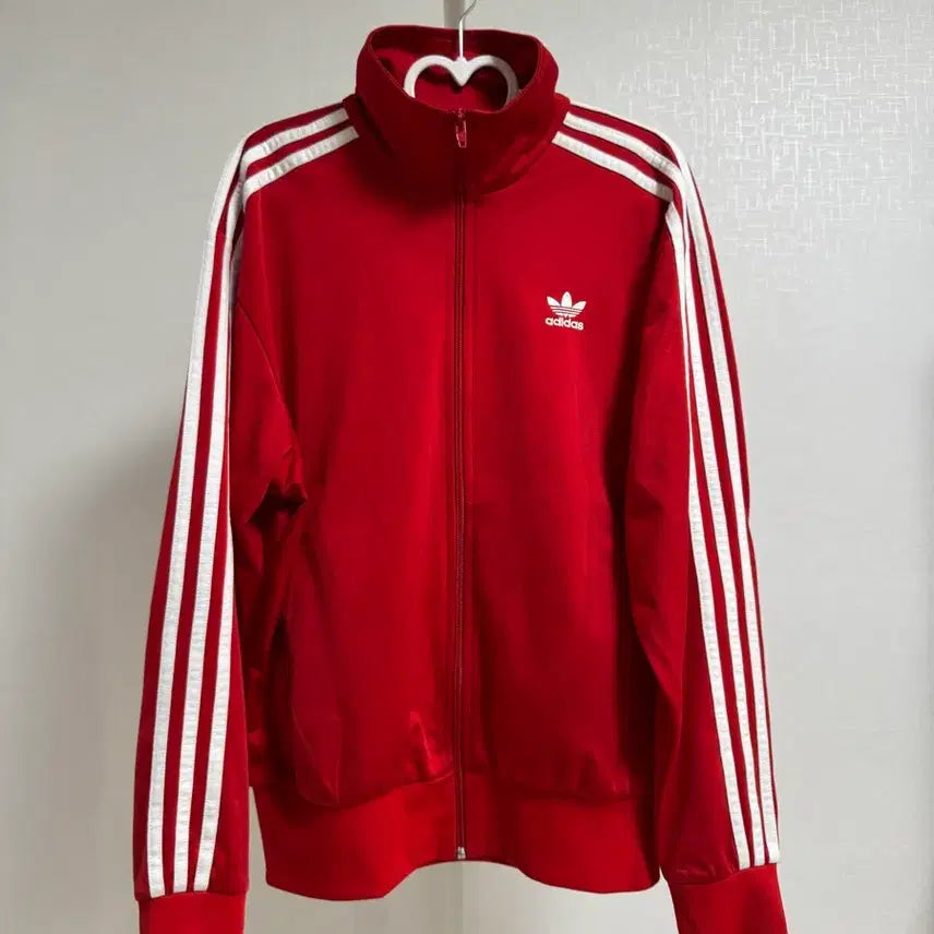 [BUNJANG] Adidas Firebird Red Track Top Jersey L / 아디다스 파이어버드 레드 트랙탑 져지 L