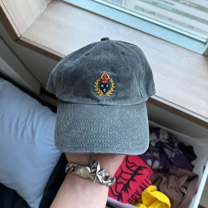 [BUNJANG] Heritage Floss Charcoal Ball Cap / 헤리티지플로스 차콜 볼캡