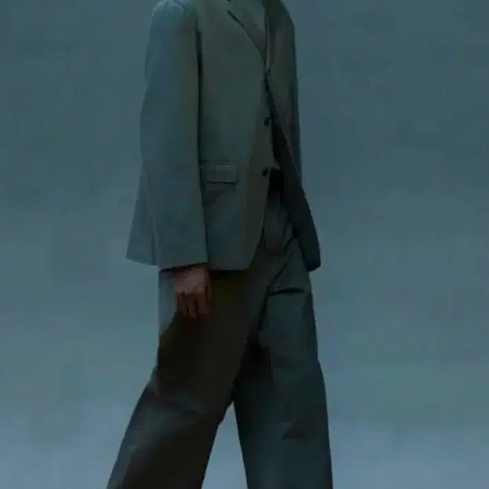 [BUNJANG] LEMAIRE 22ss Dark Green Wide Pants L / 르메르 22ss 다크그린 테일러드 팬츠