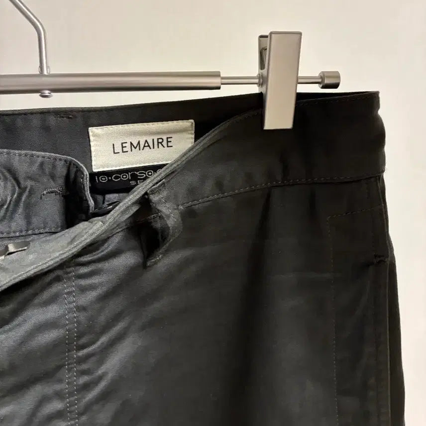 [BUNJANG] LEMAIRE 22ss Dark Green Wide Pants L / 르메르 22ss 다크그린 테일러드 팬츠