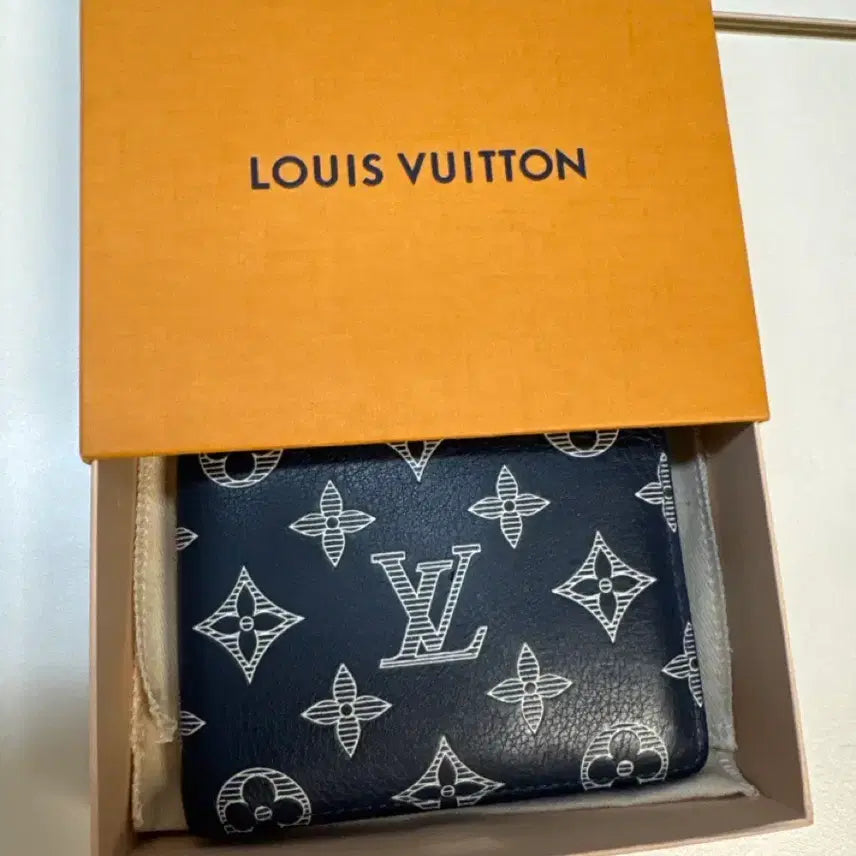 [BUNJANG] Louis Vuitton Multiple Wallet Calfskin Leather / 루이비통 멀티플 월릿 쉐도우 반지갑 송아지가죽 (정품)