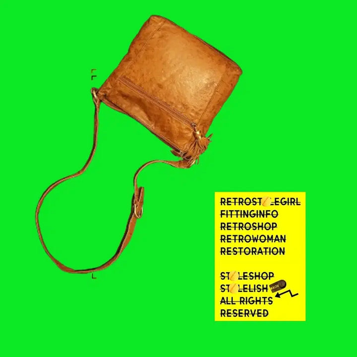 [BUNJANG] Vintage Leather Crossbody Bag / 6958 크로스가방 크로스백 가죽백 가죽가방 빈티지가방 여성가방 여자백