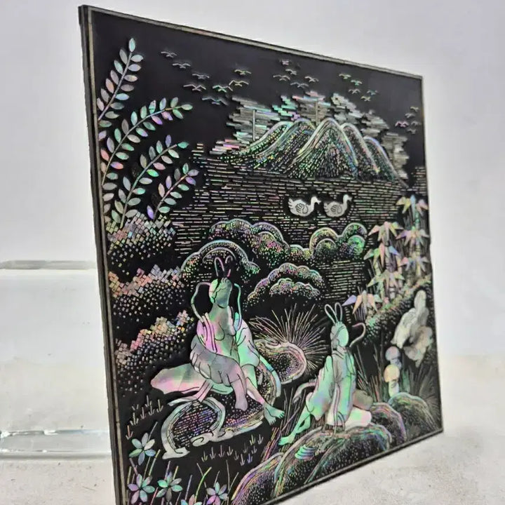 [BUNJANG] Vintage 70s Mother-of-Pearl Inlaid Frame / 70S 빈티지 자개액자 creative reuse Frame 41