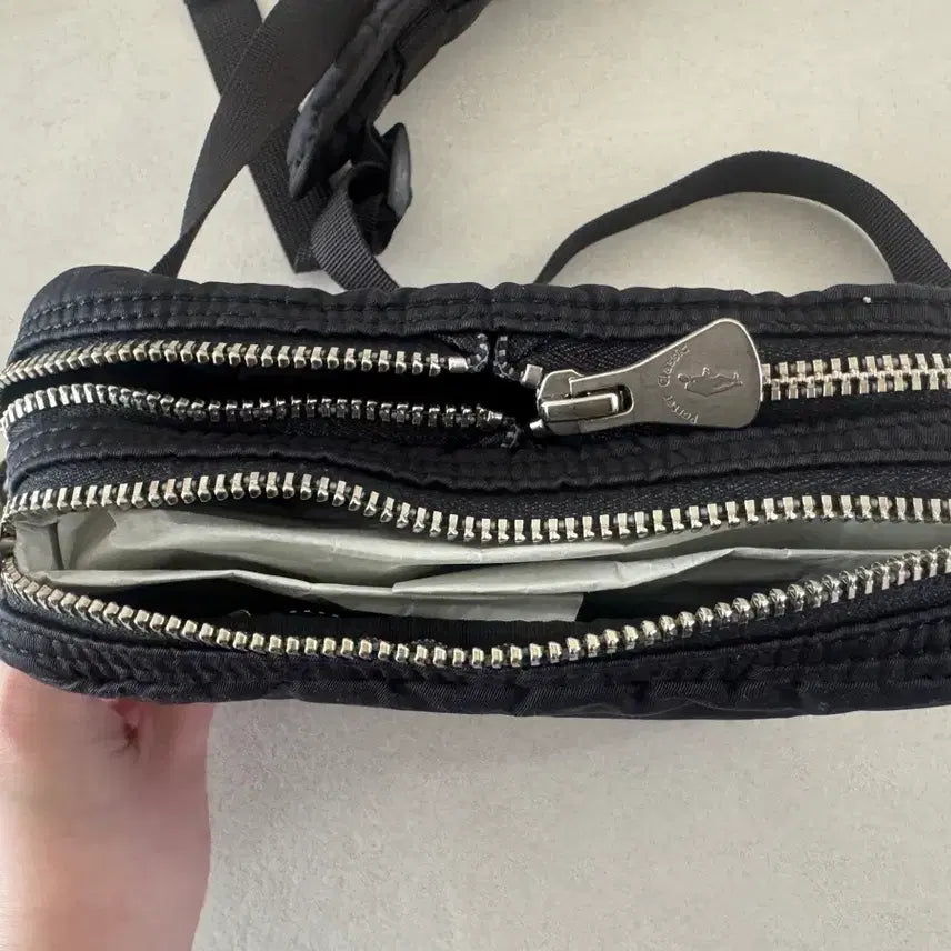 [BUNJANG] Porter Classic Super Nylon Shoulder Bag Mini Black / 포터 클래식 슈퍼 나일론 숄더백 미니 블랙