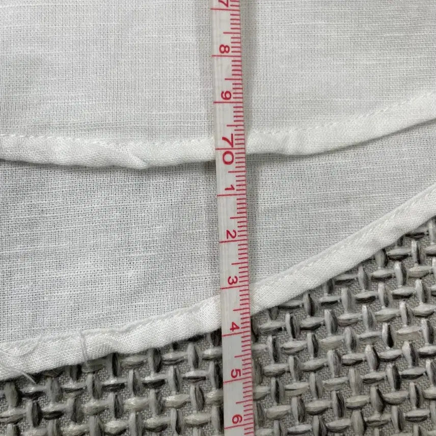 [BUNJANG] U.S. POLO ASSN. White Linen Blend Short Sleeve Shirt / U.S. POLO ASSN. 화이트 린넨 혼방 반팔 셔츠 105