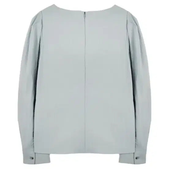 [BUNJANG] On&amp;On Smoky Blue Square Neck Puff Sleeve Blouse Size 1 / 온앤온 스모키블루 스퀘어넥 퍼프 소매 블라우스 1