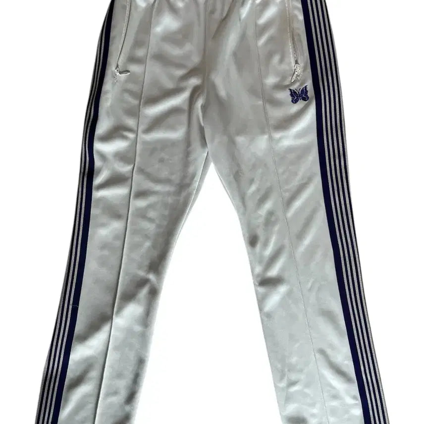 [BUNJANG] Needles Track Pants White/Purple (M) / 니들스 트랙 팬츠 화이트/퍼플