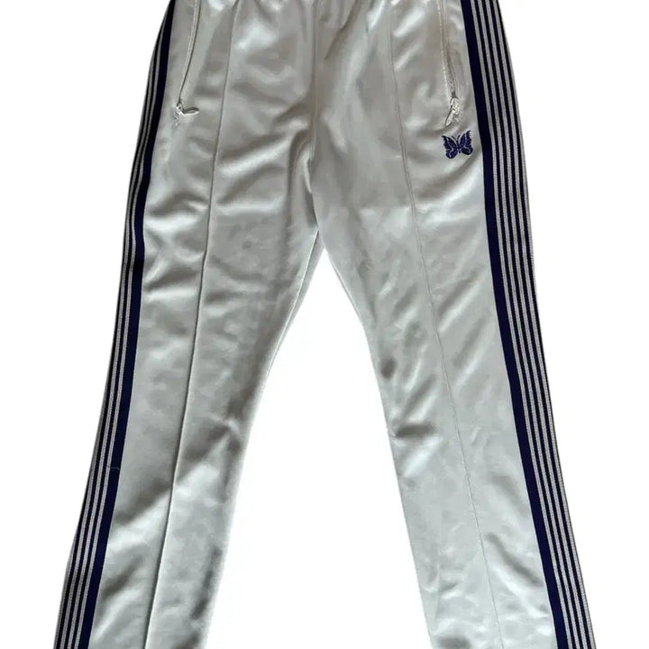 [BUNJANG] Needles Track Pants White/Purple (M) / 니들스 트랙 팬츠 화이트/퍼플