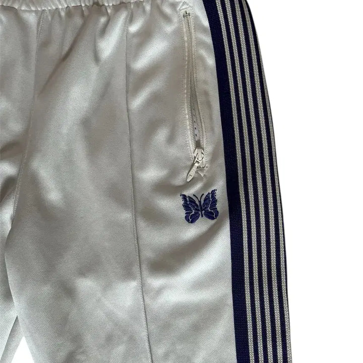 [BUNJANG] Needles Track Pants White/Purple (M) / 니들스 트랙 팬츠 화이트/퍼플