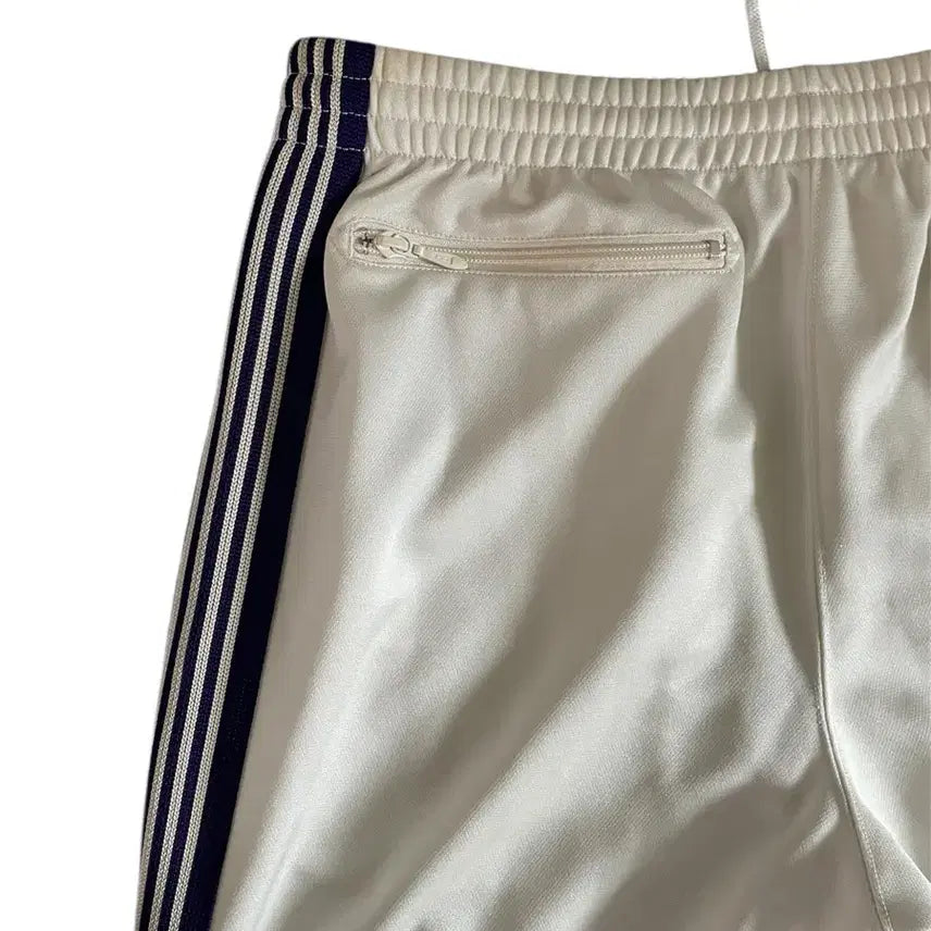 [BUNJANG] Needles Track Pants White/Purple (M) / 니들스 트랙 팬츠 화이트/퍼플