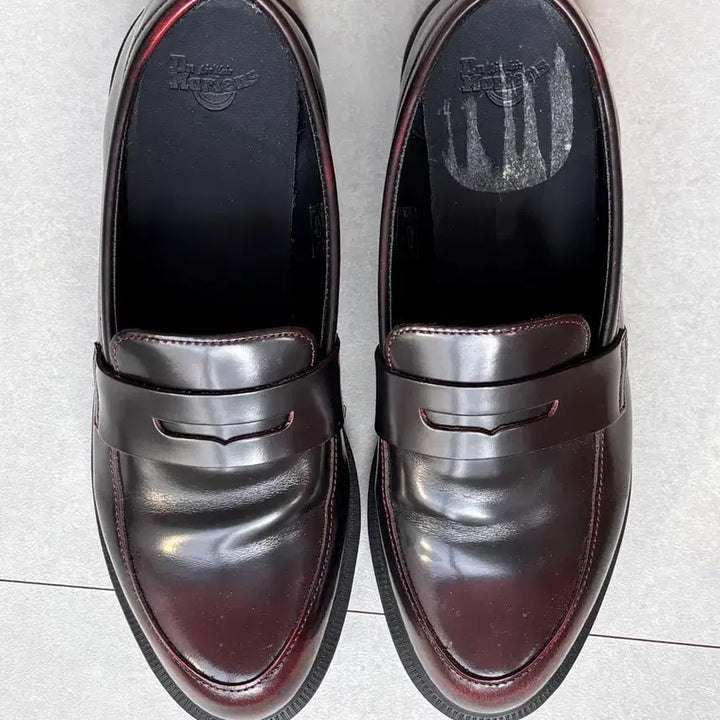 [BUNJANG] Dr. Martens Temara Burgundy High Shine Penny Loafer UK 9 / 280mm / 닥터마틴 페니로퍼 테마라 UK9/280 - 버건디