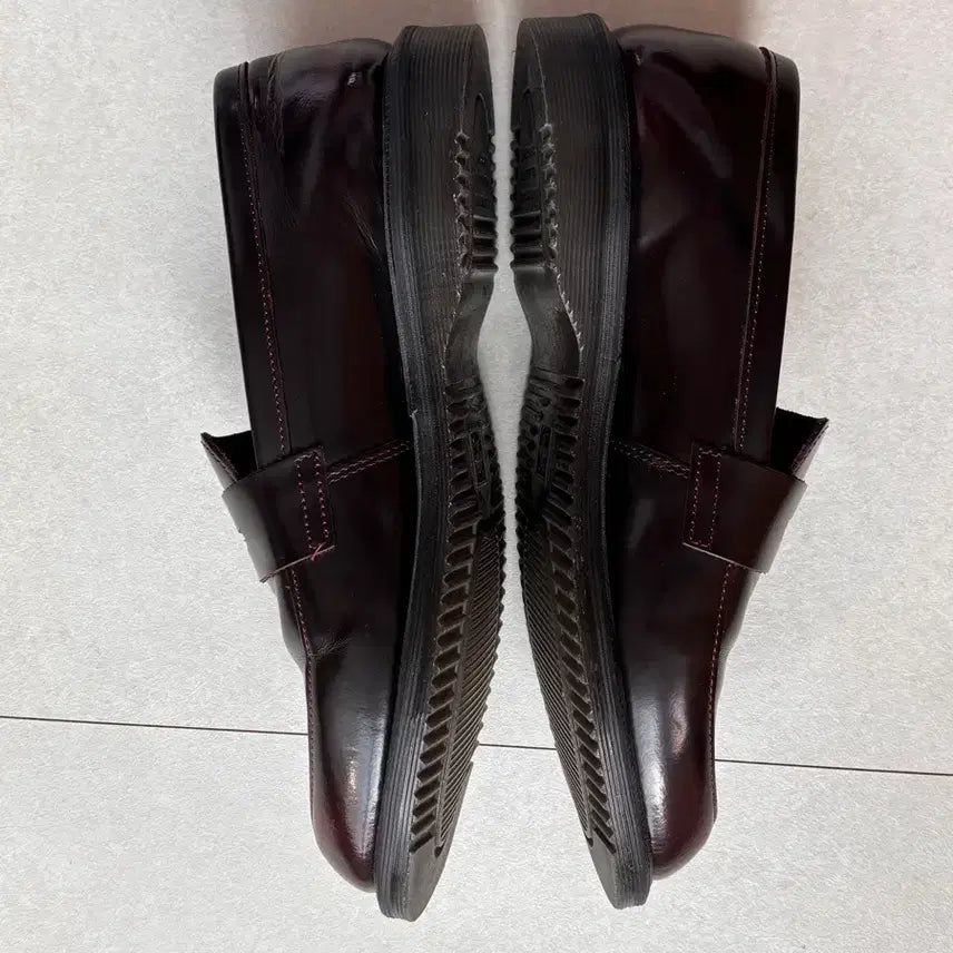 [BUNJANG] Dr. Martens Temara Burgundy High Shine Penny Loafer UK 9 / 280mm / 닥터마틴 페니로퍼 테마라 UK9/280 - 버건디