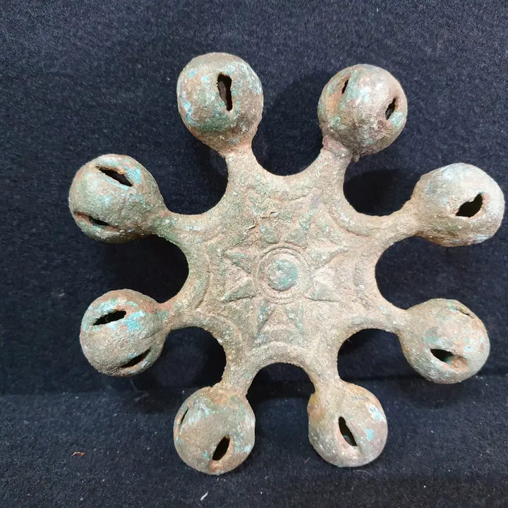 [BUNJANG] Excavated Bronze 8-Bell Sleigh Bell / (수원만물) 깨끗한  방울소리의 출토 청동8구 방울