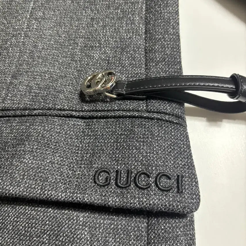 [BUNJANG] Gucci Wool Jacket Gray / 구찌 여성 울자켓 그레이 803854 40사이즈