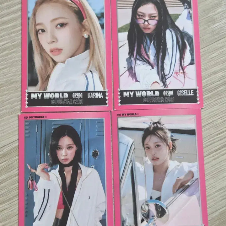 [BUNJANG] aespa Spicy Album Photocard Bundle Set / 에스파 스파이시 앨범 포토카드 4종 앨포 일괄