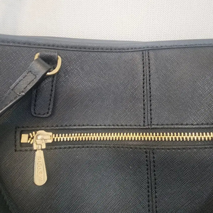 [BUNJANG] Sisley Black Handbag Tote Shoulder Bag / 시슬리~블랙 핸드백 토트백 숄더백 수납공간 넉넉