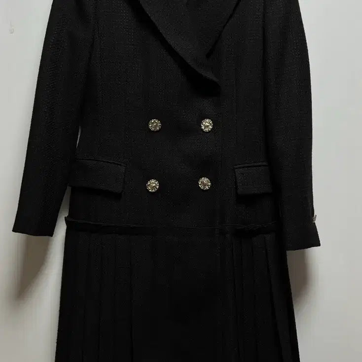 [BUNJANG] ON&amp;ON Double-Button Pleated Skirt Dress / 온앤온 더블버튼 플리츠 스커트 원피스 66