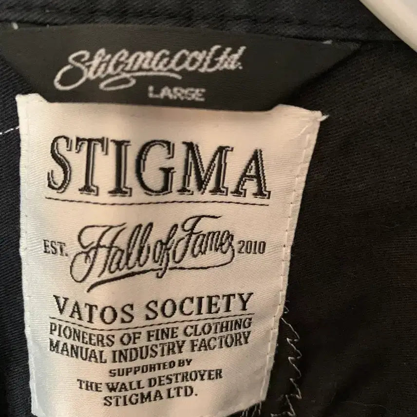 [SOLD OUT] STIGMA 스티그마 블랙 프린팅 반팔 셔츠
